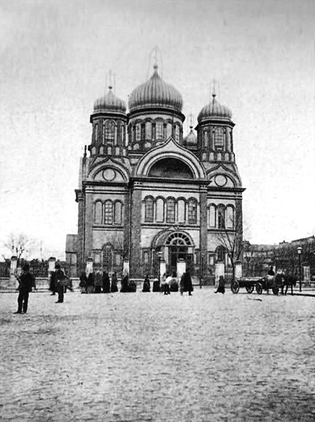 Церковь Сретения Господня на Новом Базаре, Одесса (Одесса, город, Украина, Одесская область). архивная фотография, фото с сайта http://viknaodessa.od.ua/old-photo/?novyj_rynok