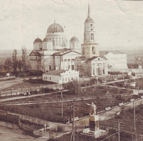 Старый Оскол. Собор Богоявления Господня. архивная фотография, Начало 1930-х гг.