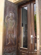 Церковь Введения во храм Пресвятой Богородицы, Церковь, дверь, чеканка, фрагмент<br>, Кобулети, Аджария, Грузия