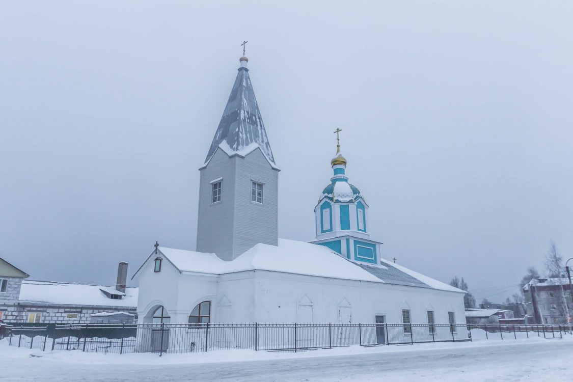 Медвежьегорск. Церковь Илии Пророка. фасады, Вид с северо-запада