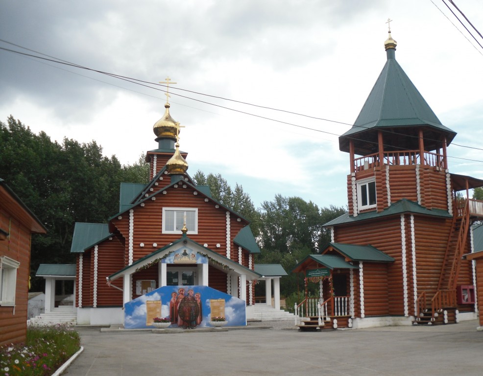 Церковь Покрова Пресвятой Богородицы в Нагорном, Пермь (Пермь, город, Пермский край). общий вид в ландшафте