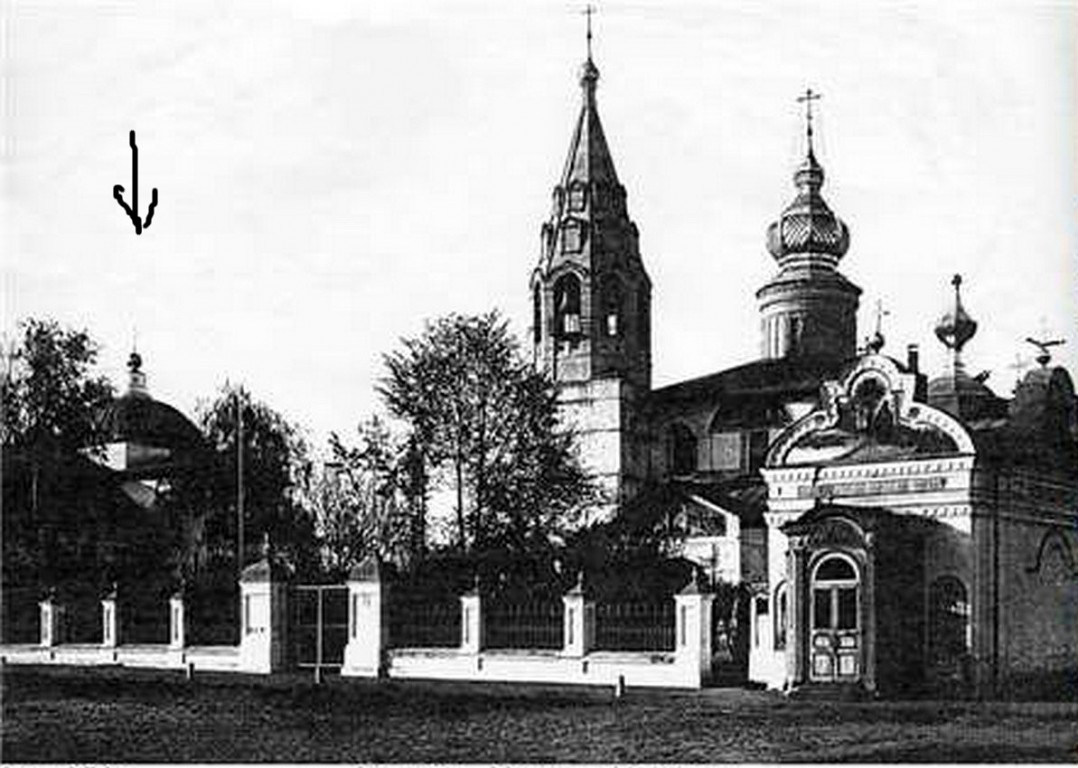 Церковь Рождества Иоанна Предтечи Николо-Надеинского прихода, Ярославль (Ярославль, город, Ярославская область). архивная фотография, фото начало ХХ века