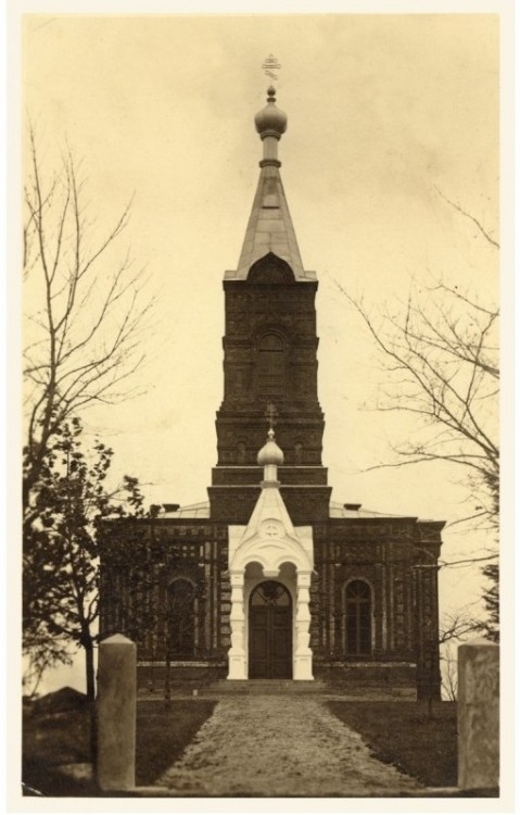 Церковь Петра и Павла, Сууре-Яани (Вильяндимаа, Эстония). архивная фотография, Почтовая фотооткрытка 1910-х годов