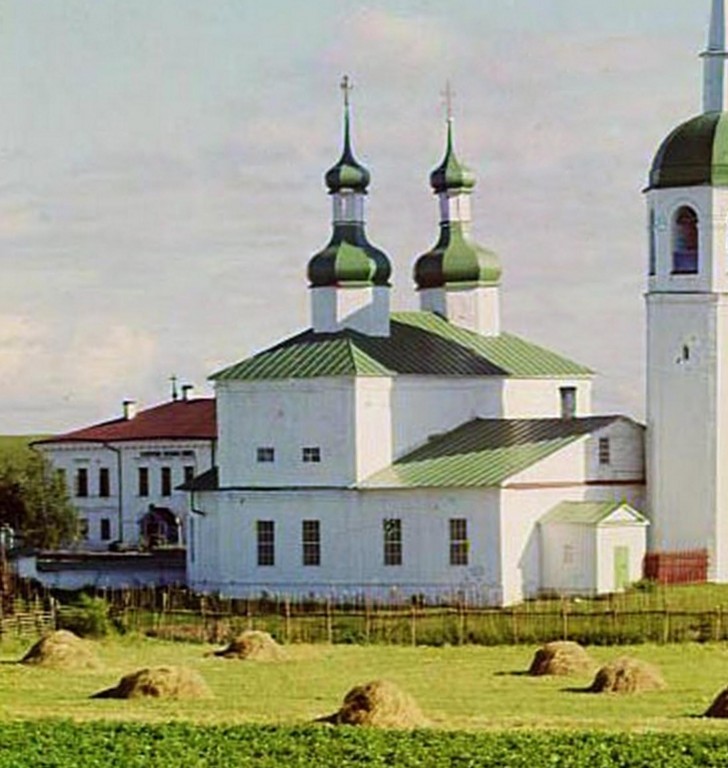 Белозерск. Церковь Василия Великого. архивная фотография, Кадрирование С. М. Прокудин-Горский. 1909 год