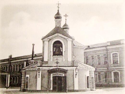 Церковь Воскресения Христова на Старом Городище при Оружейном заводе, Тула (Тула, город, Тульская область). архивная фотография, В 1930-х г.г. храм закрыли, в годы войны его подвал приспособили под бомбоубежище. В 1960-е г.г. здание церкви снесли. 
Источник: http://azbyka.ru/palomnik/index.php?title=Свято-Никольский_храм_на_оружейном_заводе_(Тула)&mobileaction=toggle_view_desktop
