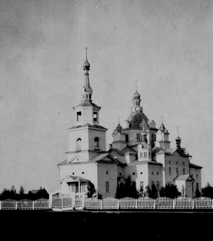 Собор Петра и Павла (третий), Повенец (Медвежьегорский район, Республика Карелия). архивная фотография, 1919 год с  сайта https://pastvu.com/p/322044
