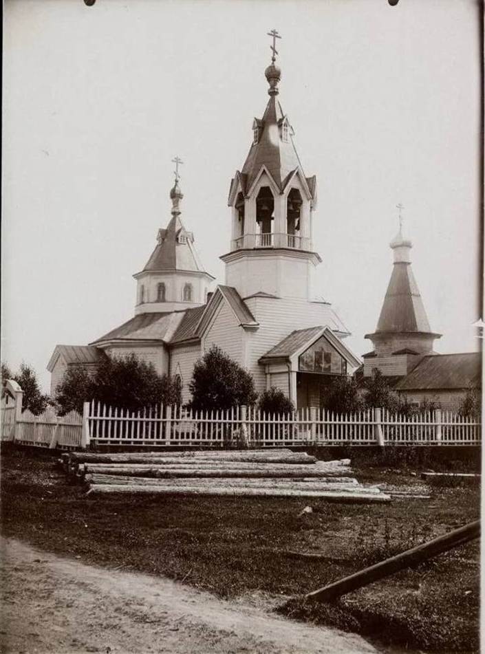 Собор Петра и Павла (второй), Повенец (Медвежьегорский район, Республика Карелия). архивная фотография, Фото Павлова  1900-х гг. из фондов ГИМ. (ГК № 54183206)