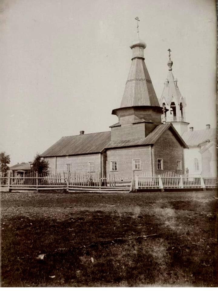 Собор Петра и Павла (первый), Повенец (Медвежьегорский район, Республика Карелия). архивная фотография, Фото 1900-х  гг. из фондов ГИМ. (ГК № 54182746)