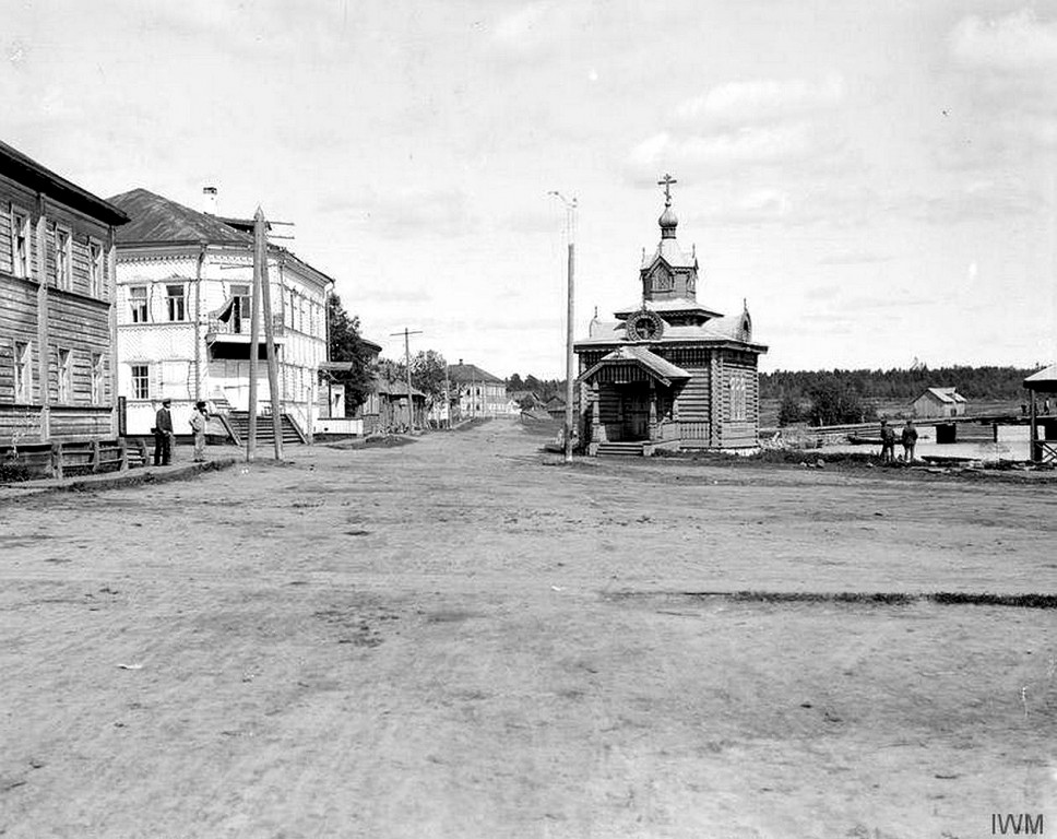 Повенец. Часовня Николая Чудотворца. архивная фотография, 1919 год с сайта https://pastvu.com/p/322045