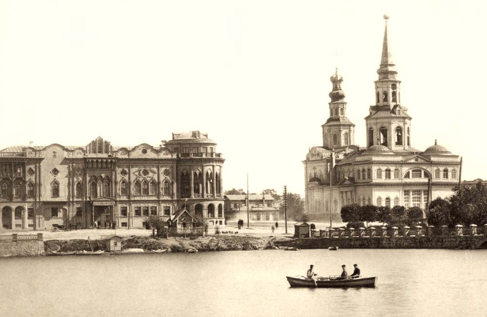 Собор Екатерины Великомученицы, Екатеринбург (Екатеринбург (МО город Екатеринбург), Свердловская область). архивная фотография, Частная коллекция. Фото 1910-х годов