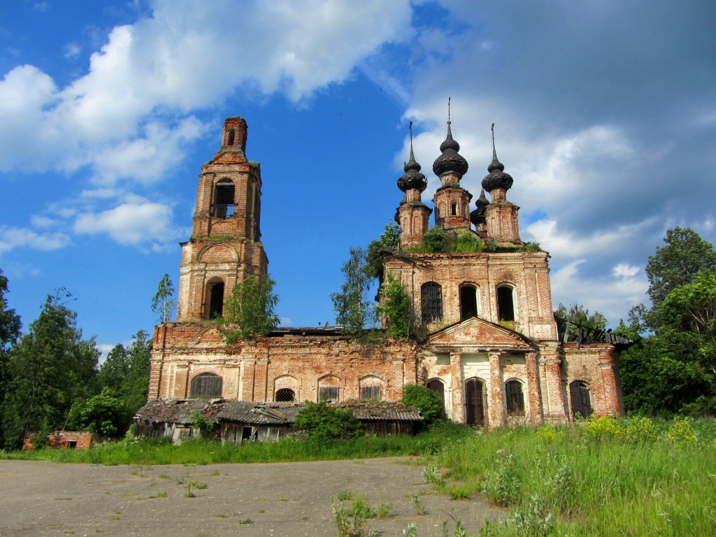 Углево. Церковь Вознесения Господня. фасады