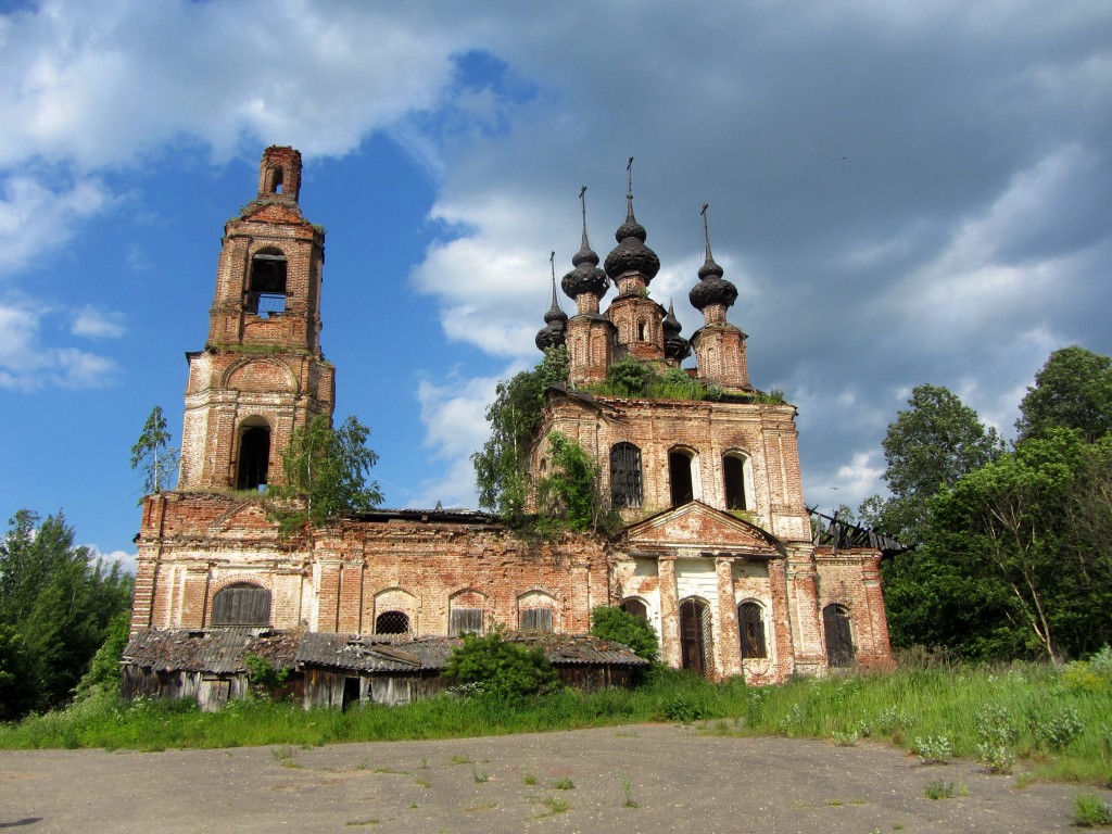 Углево. Церковь Вознесения Господня. фасады