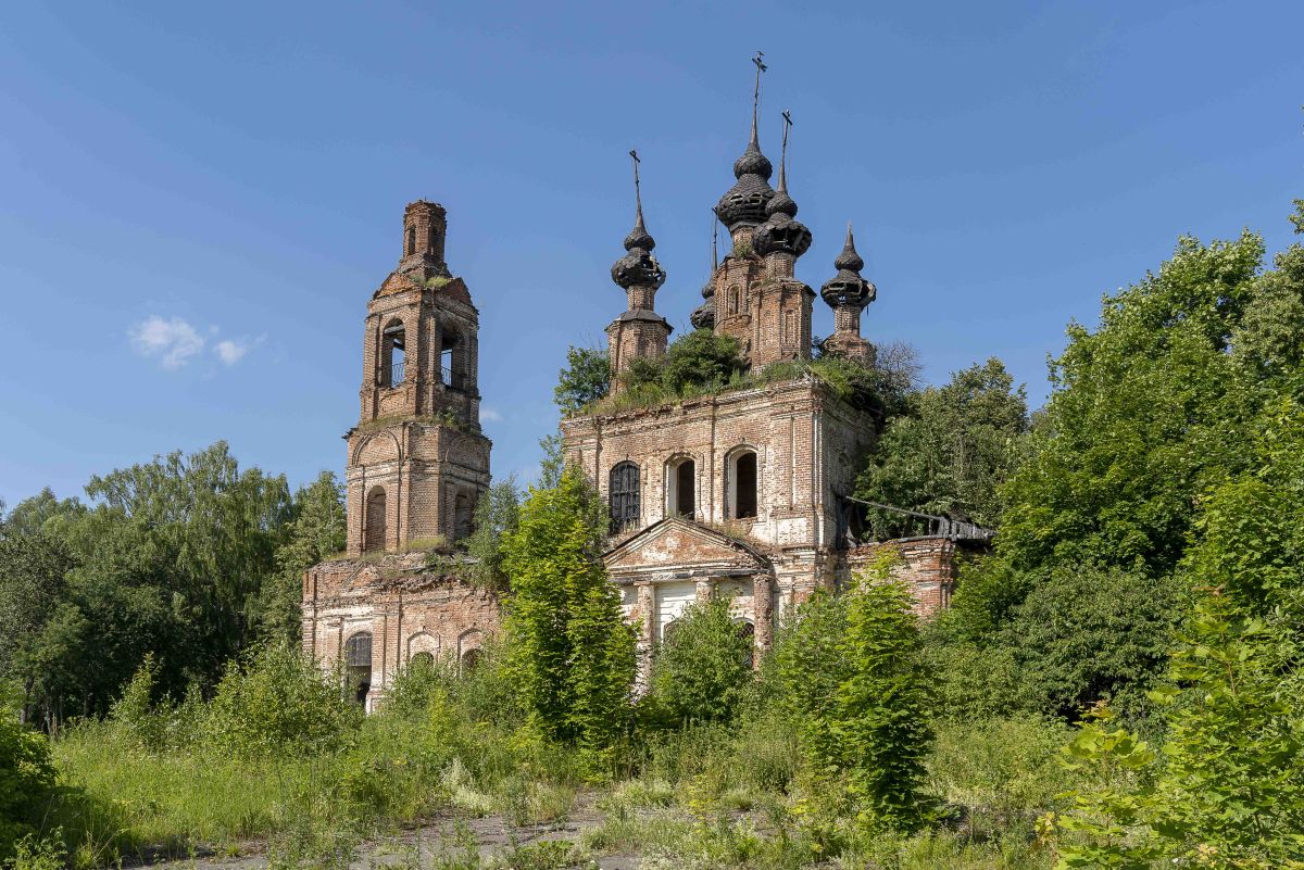 Церковь Вознесения Господня, Углево (Галичский район, Костромская область). фасады
