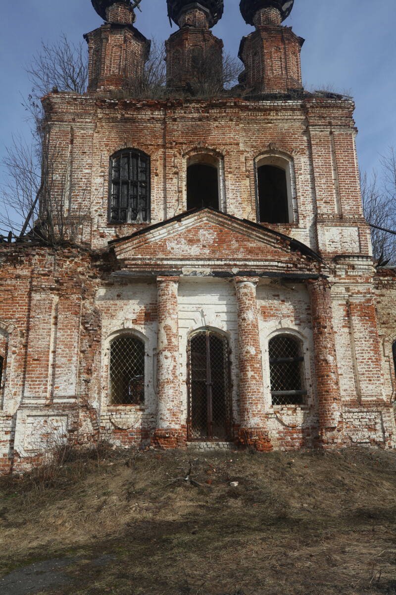Церковь Вознесения Господня, Углево (Галичский район, Костромская область). архитектурные детали