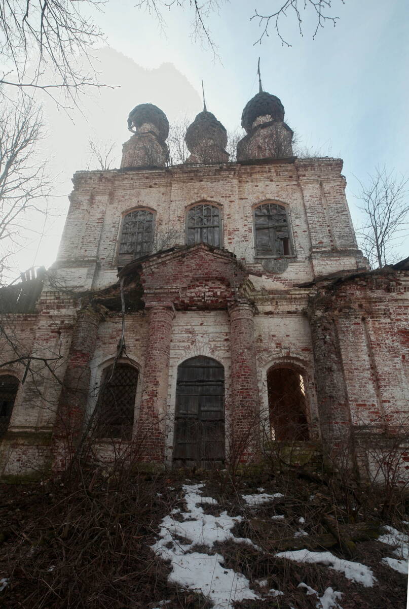 Церковь Вознесения Господня, Углево (Галичский район, Костромская область). архитектурные детали
