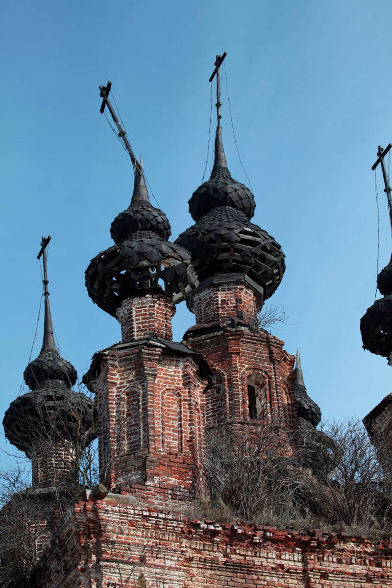 Церковь Вознесения Господня, Углево (Галичский район, Костромская область). архитектурные детали
