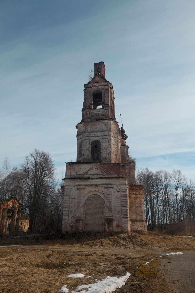 Церковь Вознесения Господня, Углево (Галичский район, Костромская область). фасады