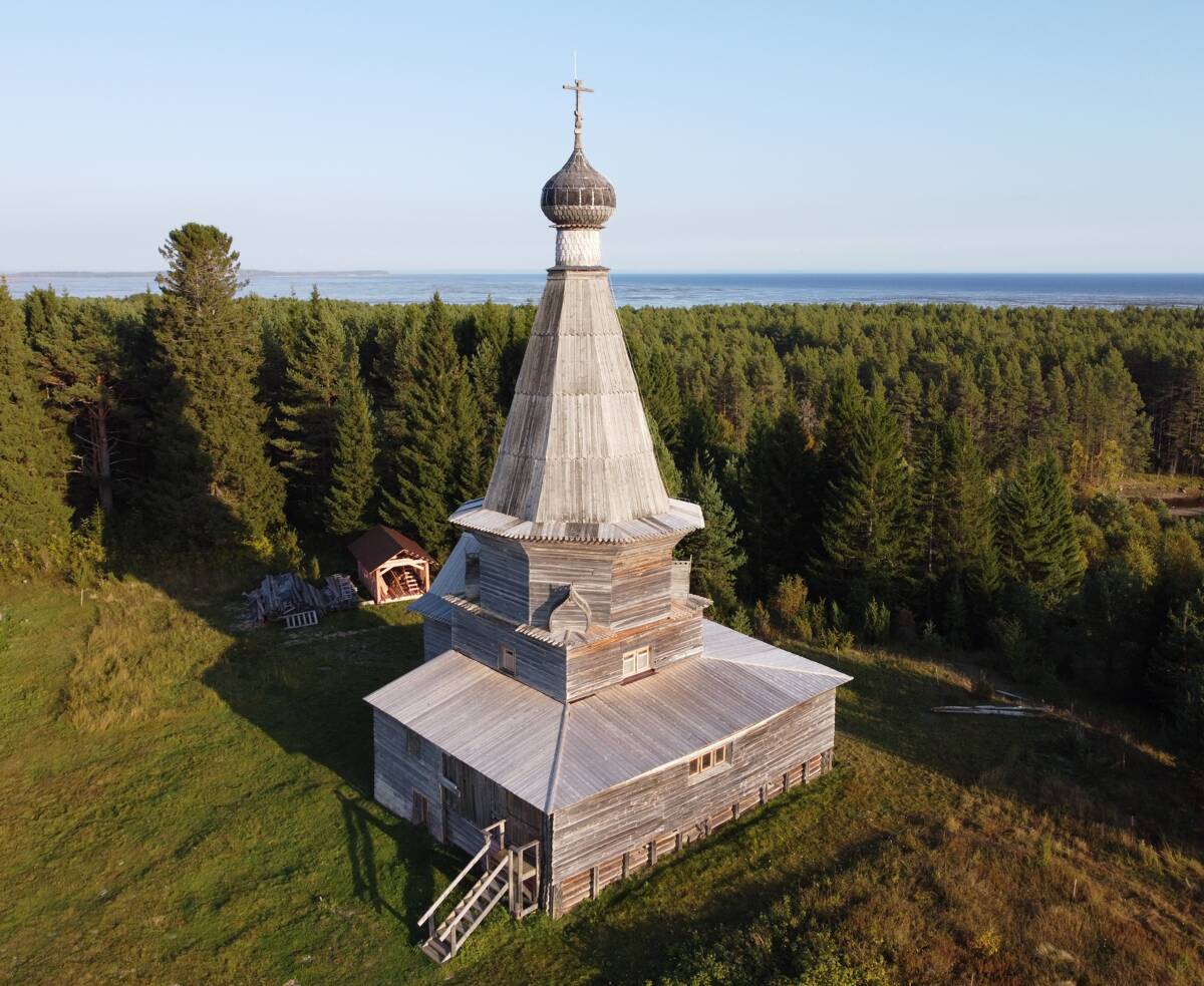 Церковь Николая Чудотворца, Пурнема (Онежский район, Архангельская область). фасады