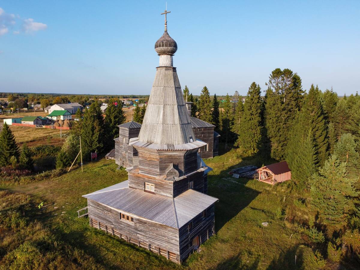 Церковь Николая Чудотворца, Пурнема (Онежский район, Архангельская область). фасады