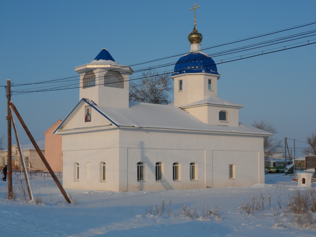 Церковь Покрова Пресвятой Богородицы, Буланово (Октябрьский район, Оренбургская область). фасады