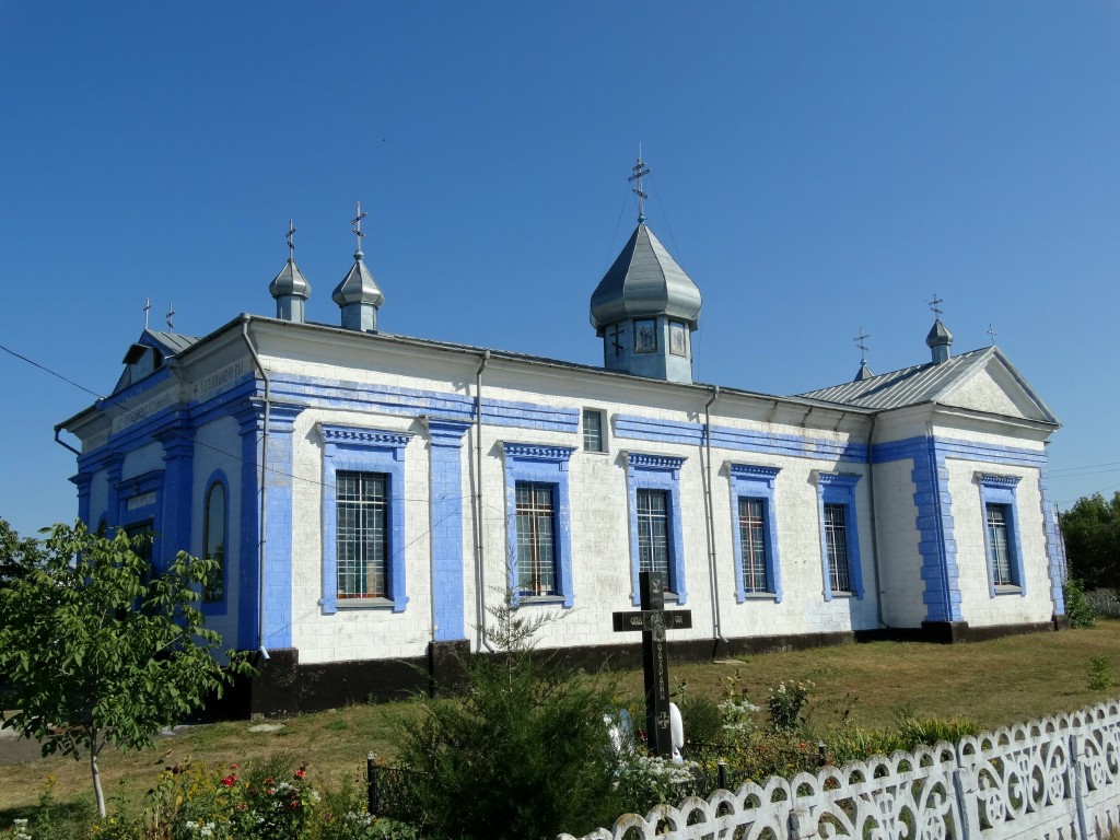 Песчаный Брод. Церковь Покрова Пресвятой Богородицы. фасады