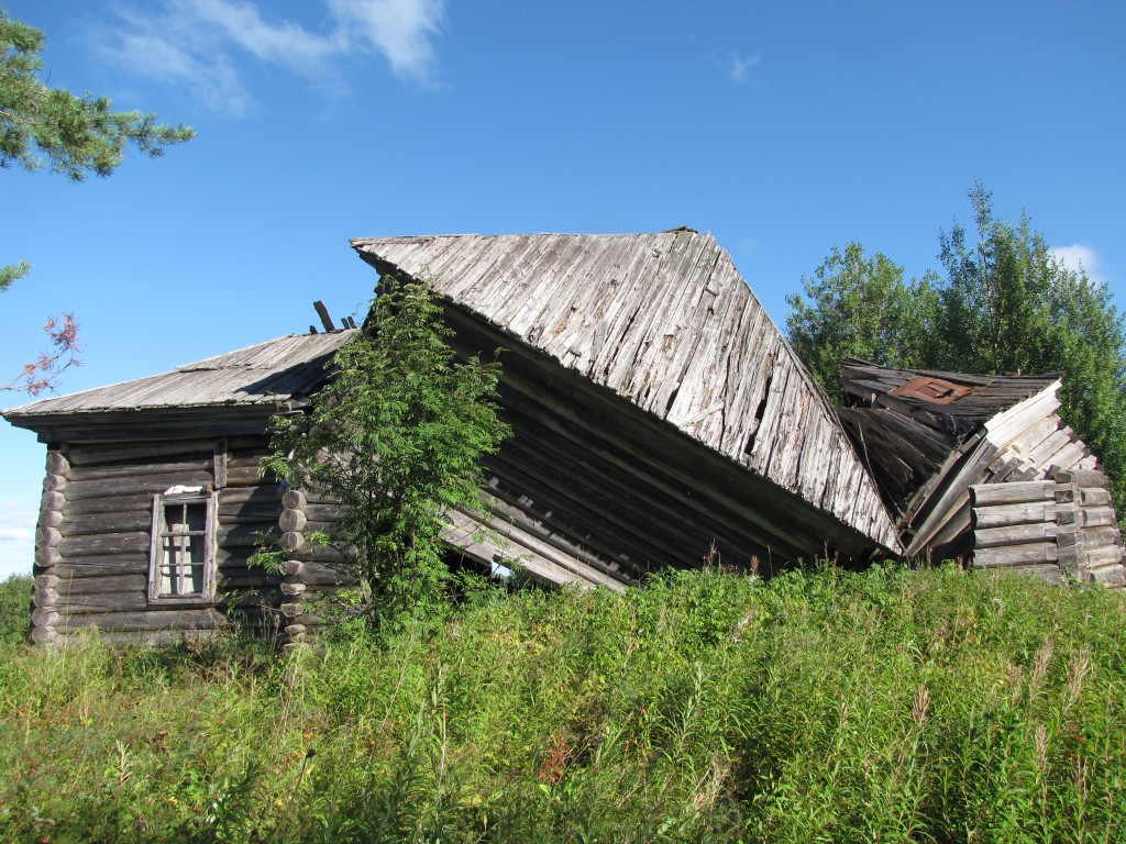 Янгоры, урочище. Церковь Николая Чудотворца. фасады, Вид с юга