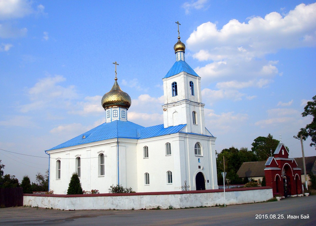 Лужки. Церковь Рождества Пресвятой Богородицы. фасады, Боковой фасад