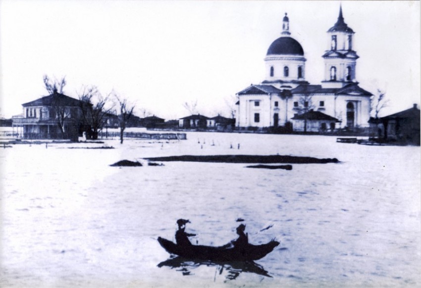 Елизаветинская. Церковь Покрова Пресвятой Богородицы. архивная фотография