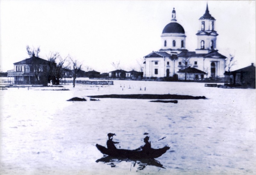 Церковь Покрова Пресвятой Богородицы, Елизаветинская (Азовский район и г. Азов, Ростовская область). архивная фотография