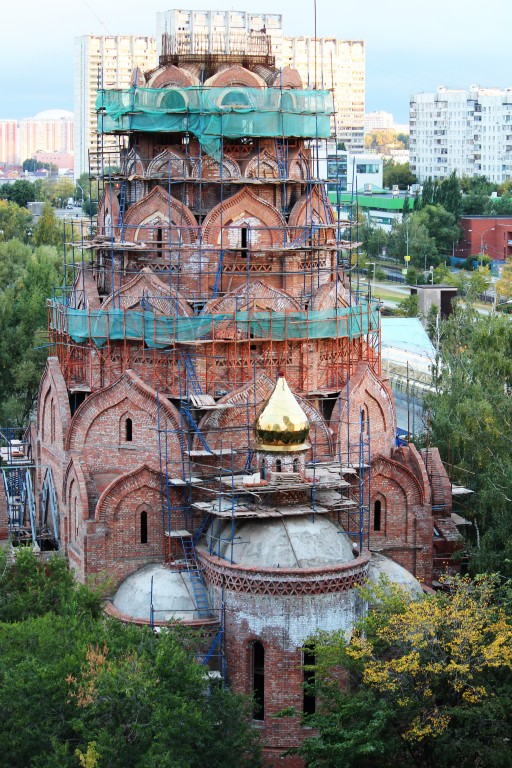 Строгино. Церковь Новомучеников и исповедников Церкви Русской в Строгине. документальные фотографии