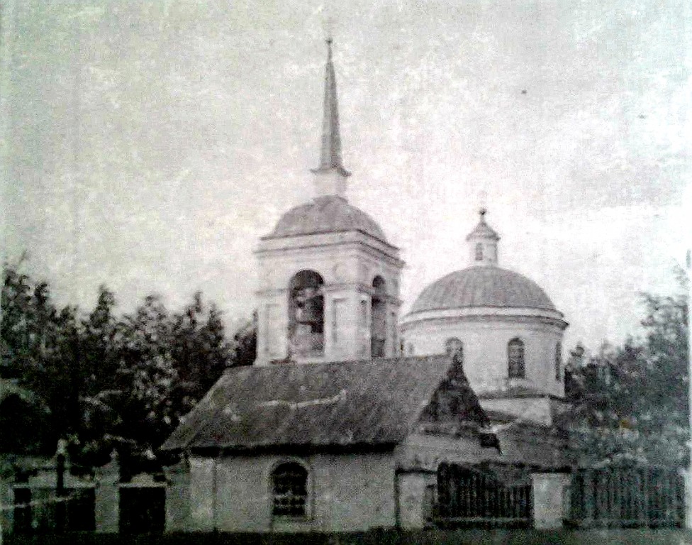 Церковь Покрова Пресвятой Богородицы, Рожки (Малмыжский район, Кировская область). архивная фотография, Фото из исторической справки с сайта:http://www.eparhiya-urzhum.ru/images/document-s/hrami-yughnoe-blagoch.pdf