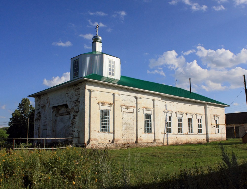 Церковь Покрова Пресвятой Богородицы, Рожки (Малмыжский район, Кировская область). фасады, Вид с севера