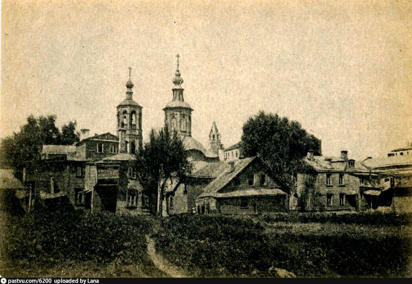 Церковь Панкратия, епископа Тавроменийского, близ Сухаревой башни, Мещанский (Центральный административный округ (ЦАО), г. Москва). архивная фотография, Фото с сайта https://pastvu.com