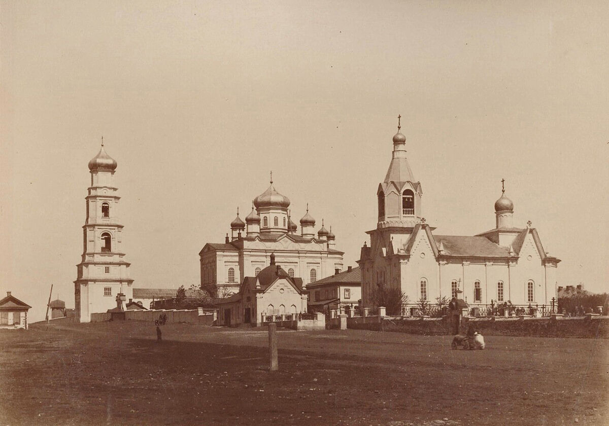 Успенский женский монастырь, Оренбург (Оренбург, город, Оренбургская область). архивная фотография, Фото 1890-1909 гг.