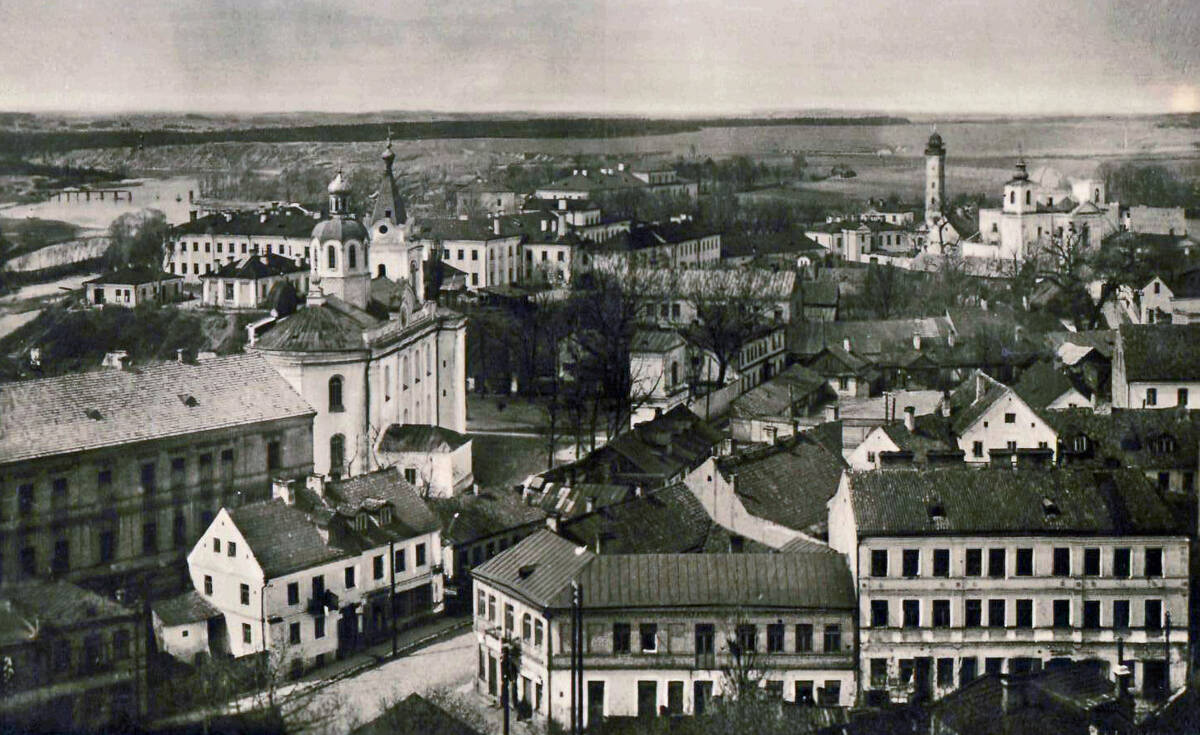 Борисоглебский монастырь, Гродно (Гродненский район, Беларусь, Гродненская область). архивная фотография, Фото 1920-1930-х гг. Источник:https://hrodna.life/articles/shto-byilo-na-mescyi-dramteatra/