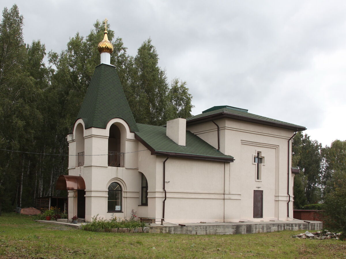 Церковь Новомучеников и исповедников Церкви Русской, Саргазы (Сосновский район, Челябинская область). фасады, Вид с юго-запада