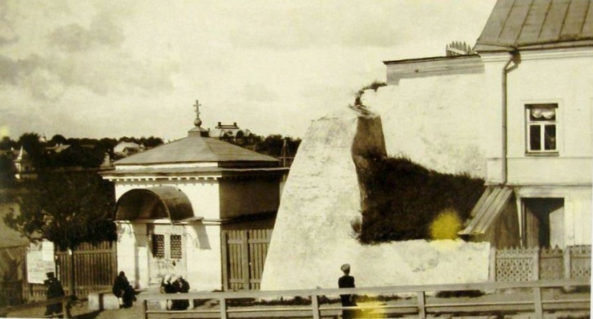 Часовня Власия, Псков (Псков, город, Псковская область). архивная фотография, Фото с сайта http://www.chirski-krynica.ru/publ/utrachennye_cerkvi_goroda_pskova/1-1-0-48