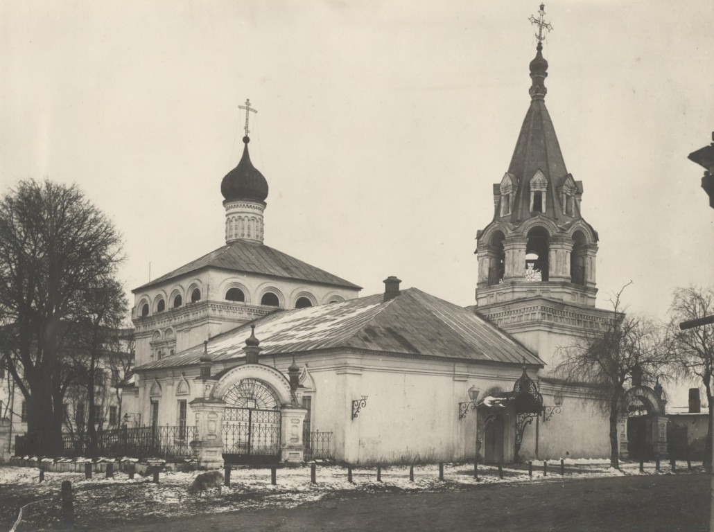 Церковь Николая Чудотворца, что в Зарядье, Муром (Муромский район и г. Муром, Владимирская область). архивная фотография, Вид с северо-западной стороны, 1930 г.