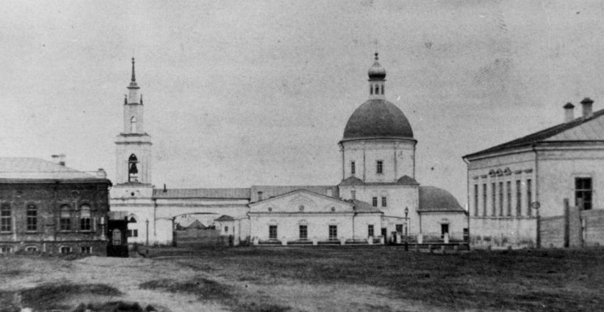 Церковь Владимирской иконы Божией Матери, Ульяновск (Ульяновск, город, Ульяновская область). архивная фотография, фото 1870—1882 с http://subscribe.ru/group/eko-obschina-bogolyubovo/8811957/