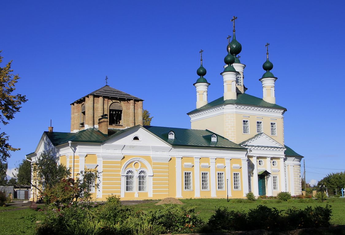 Церковь Преображения Господня, Николо-Шанга (Шарьинский район, Костромская область). фасады