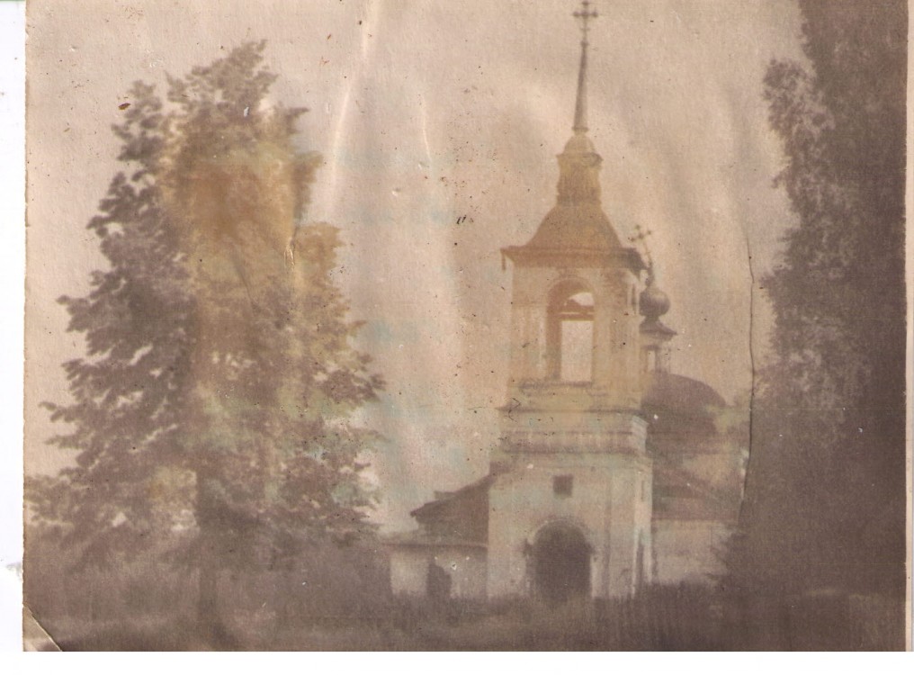 Турлиево, урочище. Церковь Николая Чудотворца. архивная фотография, 