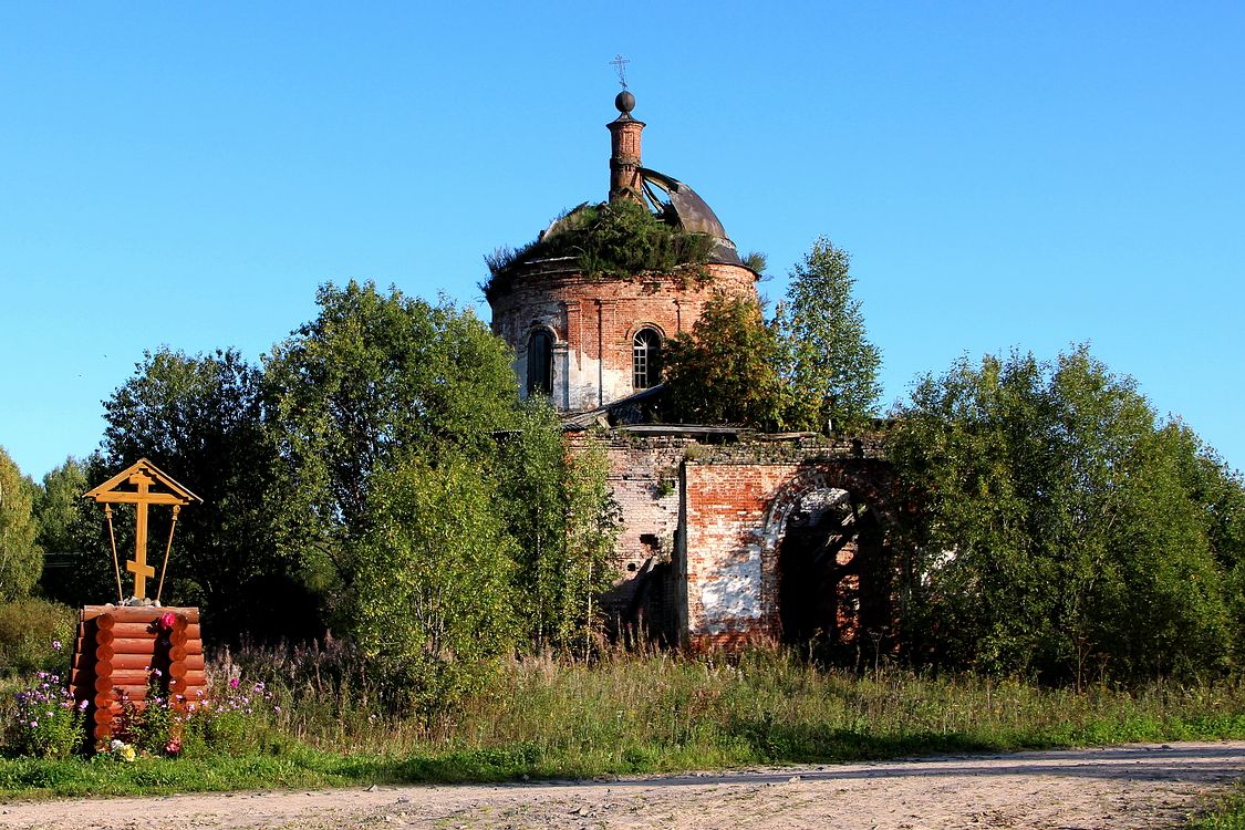 Церковь Николая Чудотворца, Николо-Полома, село (Парфеньевский район, Костромская область). фасады