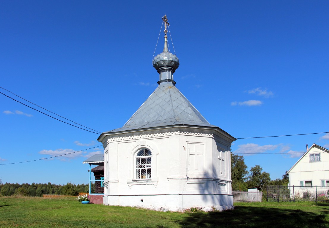 Часовня Владимирской иконы Божией Матери, Родюкино (Сокольский район, Вологодская область). фасады