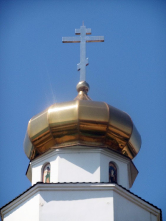 Церковь Троицы Живоначальной, Береговое (Феодосия, город, Республика Крым). архитектурные детали, Купольное завершение колокольни