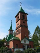Церковь Сергия Радонежского, Вид на храм с юго-востока. На переднем плане - надвратная колокольня<br>, Томск, Томск, город, Томская область