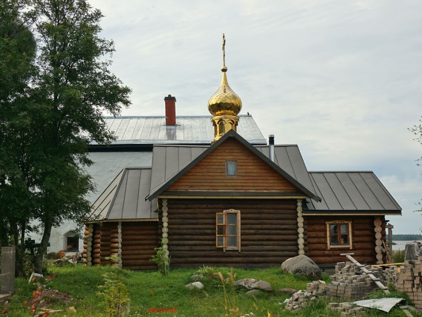 Николаевский Стороженский монастырь. Церковь Киприана Стороженского (старая), Сторожно (Волховский район, Ленинградская область). фасады