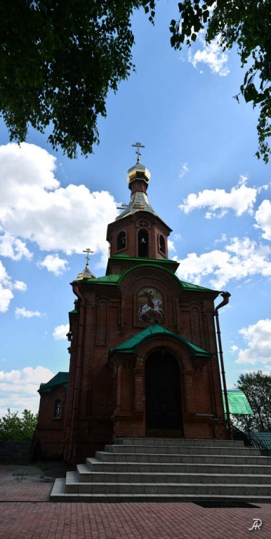 Кожевниково. Церковь Георгия Победоносца (новая). фасады