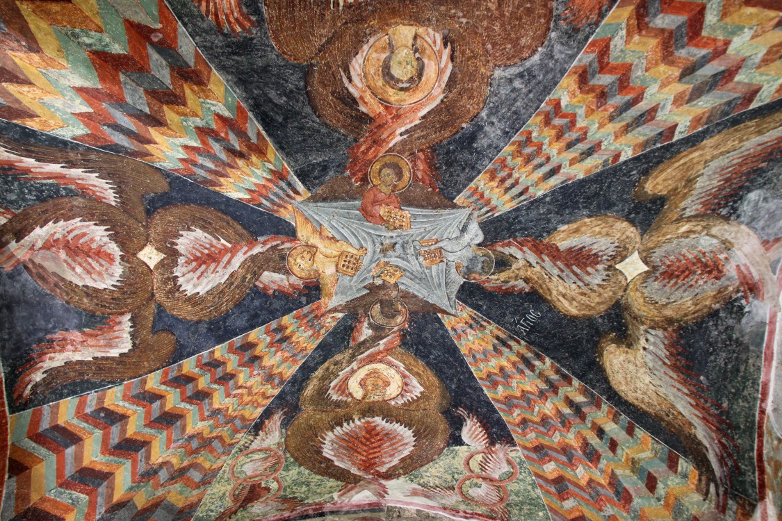 Премудрости Божией, собор Софии, Трабзон (Трапезунд) (Трабзон, Турция). интерьер и убранство, роспись сводов галереи