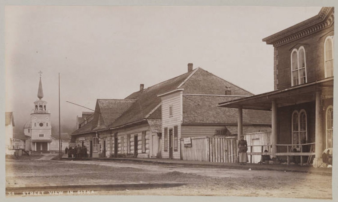 Ситка. Собор Михаила Архангела. архивная фотография, 1890-1899гг. 