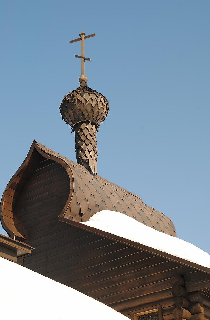 Главка, архитектурные детали. Церковь Николая Чудотворца, Гусиный брод (Новосибирский район, Новосибирская область)